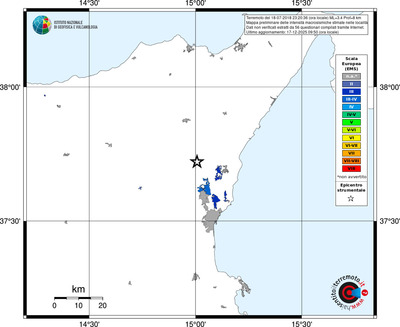 Mappa EMS - territori località