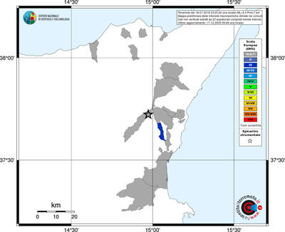 Mappa EMS - territori comuni