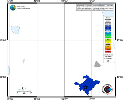Mappa EMS - territori comuni