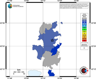 Mappa MCS - territori comuni