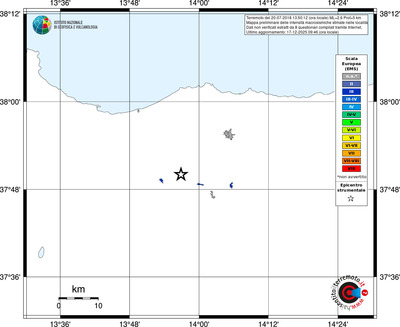 Mappa EMS - territori località