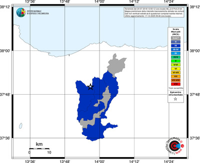 Mappa MCS - territori comuni