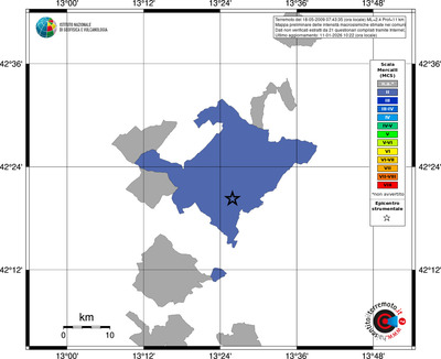 Mappa MCS - territori comuni