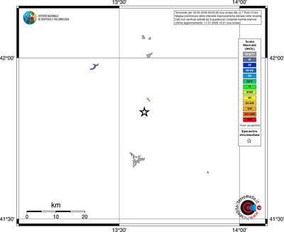 Mappa MCS - territori località