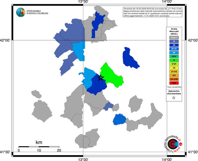 Mappa MCS - territori comuni