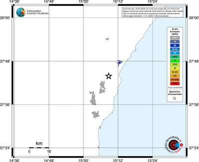 Mappa EMS - territori località