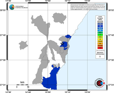 Mappa EMS - territori comuni
