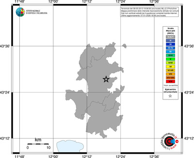 Mappa MCS - territori comuni