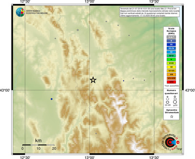Mappa EMS - località