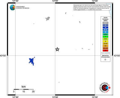 Mappa EMS - territori località