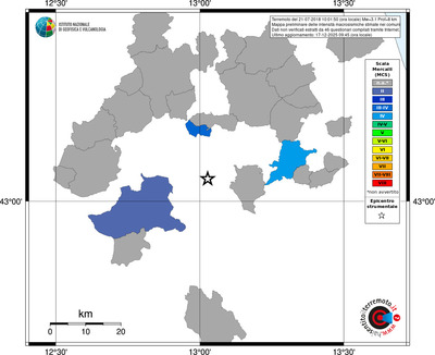 Mappa MCS - territori comuni
