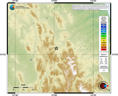 Mappa MCS - località