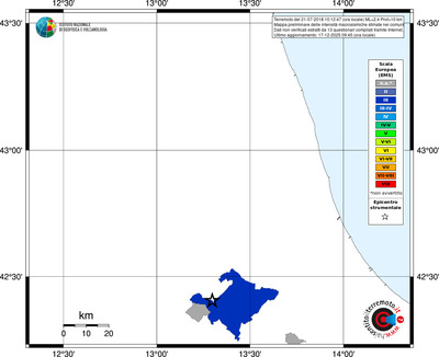 Mappa EMS - territori comuni