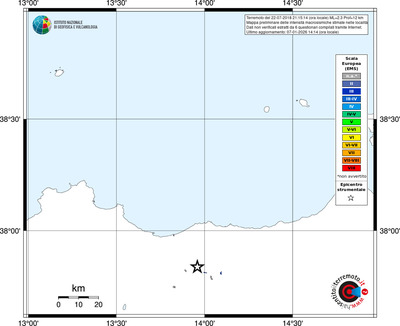Mappa EMS - territori località