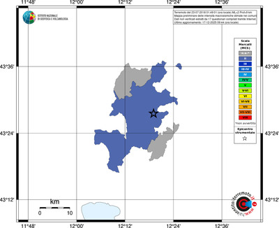 Mappa MCS - territori comuni