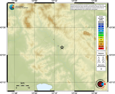 Mappa EMS - località