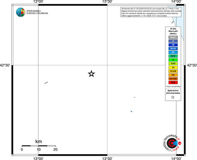 Mappa MCS - territori località