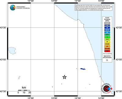 Mappa EMS - territori località