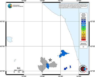Mappa MCS - territori comuni