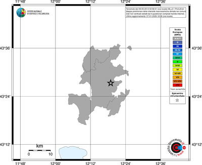 Mappa EMS - territori comuni