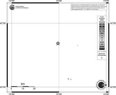 Mappa EMS - territori località