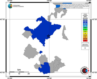 Mappa EMS - territori comuni