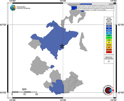 Mappa MCS - territori comuni