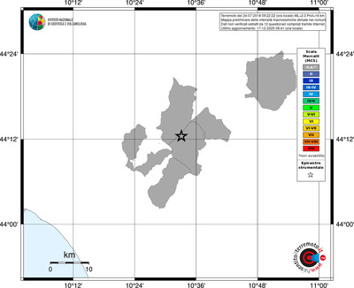 Mappa MCS - territori comuni
