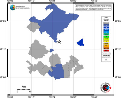 Mappa MCS - territori comuni