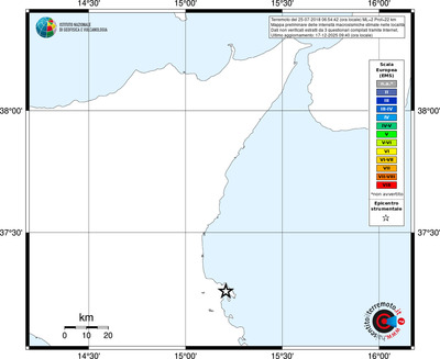 Mappa EMS - territori località