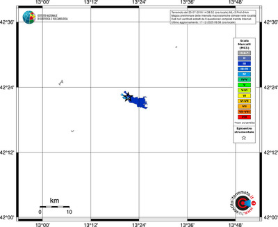 Mappa MCS - territori località