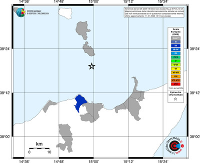 Mappa EMS - territori comuni