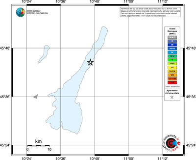 Mappa EMS - territori località