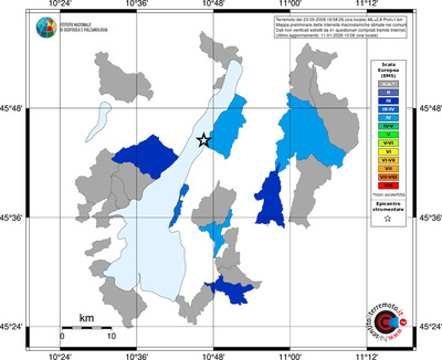 Mappa EMS - territori comuni