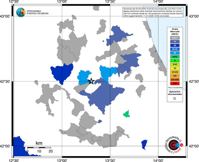 Mappa MCS - territori comuni