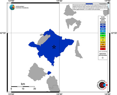 Mappa EMS - territori comuni