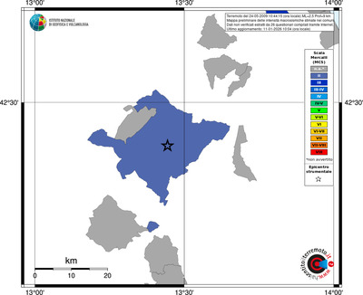 Mappa MCS - territori comuni