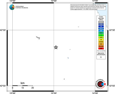 Mappa MCS - territori località