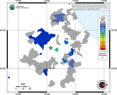 Mappa EMS - territori comuni