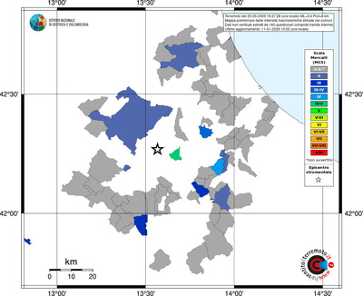 Mappa MCS - territori comuni