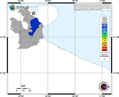 Mappa EMS - territori comuni