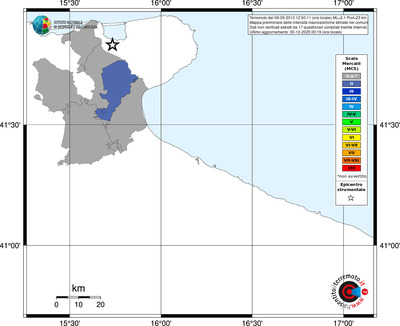 Mappa MCS - territori comuni