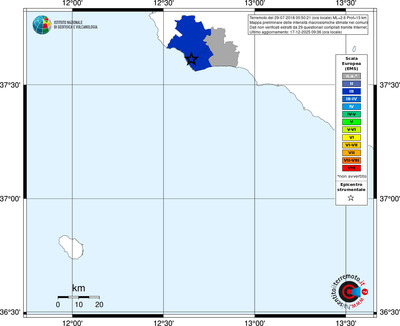 Mappa EMS - territori comuni