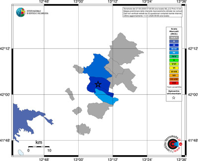 Mappa MCS - territori comuni
