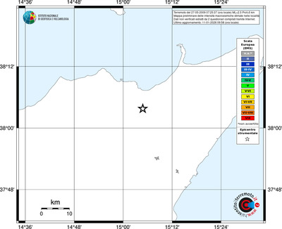 Mappa EMS - territori località