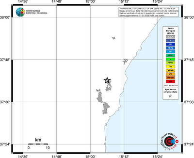 Mappa EMS - territori località