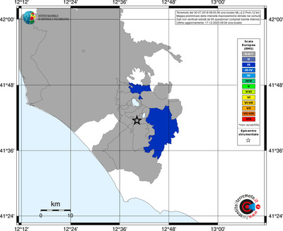 Mappa EMS - territori comuni