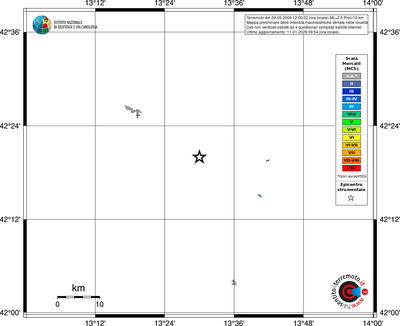 Mappa MCS - territori località