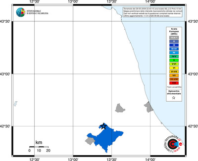 Mappa EMS - territori comuni