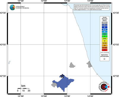 Mappa MCS - territori comuni
